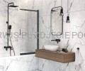 DEANTE Alpinia Deszczownica z baterią wannową - ruchoma wylewka - nero - NAC_N1AM - decor