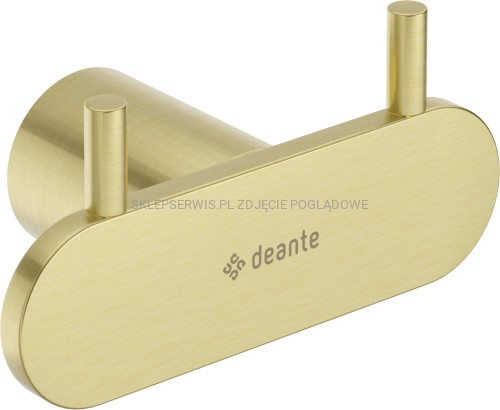 DEANTE Round Haczyk podwójny - złoto szczotkowane - ADR_R121 - packshot