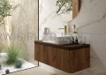 DEANTE Round Haczyk podwójny - złoto szczotkowane - ADR_R121 - decor