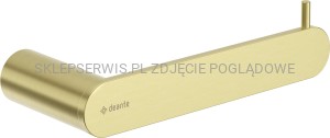 DEANTE Round Uchwyt na papier toaletowy ścienny - złoto szczotkowane - ADR_R211