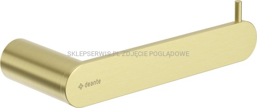 DEANTE Round Uchwyt na papier toaletowy ścienny - złoto szczotkowane - ADR_R211 - packshot
