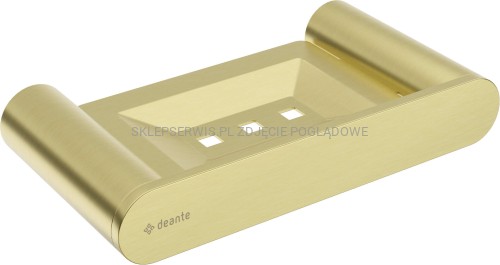 DEANTE Round Mydelniczka ścienna - złoto szczotkowane - ADR_R411 - packshot