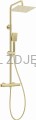 DEANTE Deszczownica z baterią prysznicową termostatyczną - złoto szczotkowane - NAC_R4HT - packshot