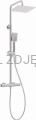 DEANTE Deszczownica z baterią prysznicową termostatyczną - stal szczotkowana - NAC_F4HT - packshot