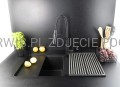 DEANTE Ociekacz składany - stal szczotkowana/nero - ZZH_02NM - additionalPackshot