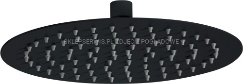 DEANTE Cascada Głowica prysznicowa okrągła - 250 mm - nero - NAC_N10K - packshot