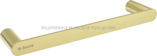 DEANTE Round Wieszak ścienny na ręcznik - 30 cm - złoto szczotkowane - ADR_R611 - packshot