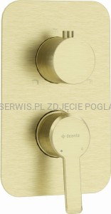 DEANTE Arnika Element zewnętrzny do BOXa mieszaczowego - złoto szczotkowane - BXY_RQAM