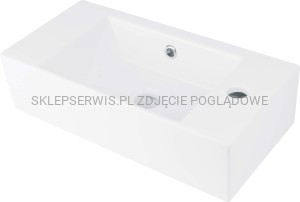 DEANTE Hiacynt New Umywalka ceramiczna nablatowa prawa - biały - CDY_6U2R