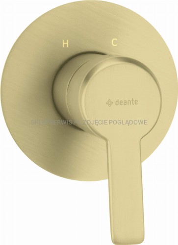 DEANTE Arnika Bateria prysznicowa podtynkowa - złoto szczotkowane - BQA_R44L - packshot