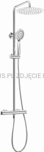 DEANTE Deszczownica z baterią prysznicową termostatyczną - chrom - NAC_04OT