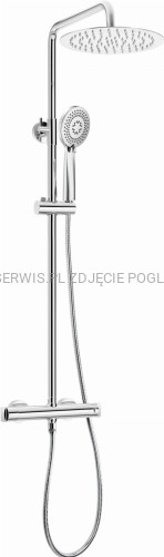 DEANTE Deszczownica z baterią prysznicową termostatyczną - chrom - NAC_04OT - packshot