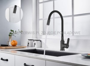 Bateria zlewozmywakowa Ksanti czarny BZ-37-004-L