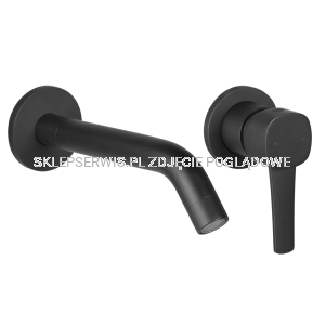  Podtynkowa bateria umywalkowa Glamour czarna BP-02-U04-V 