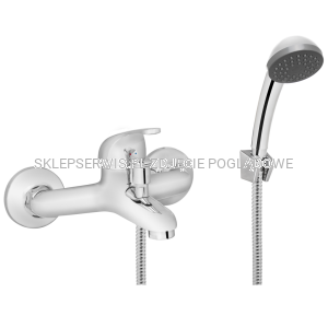 Bateria wannowa z zestawem natryskowym Mitris chrom BW-79-KPL-Q 