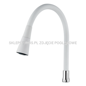  Dwufunkcyjna elastyczna wylewka do baterii, biały SC-B1-1Z0-L 