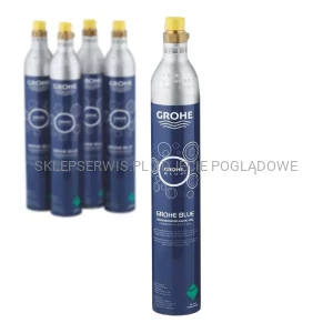 GROHE Blue Starter - zestaw startowy butli CO2, 4 sztuki