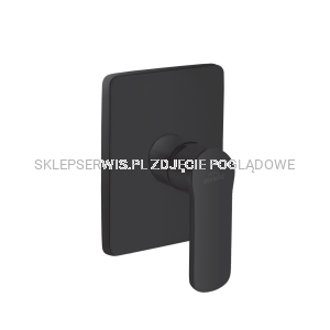  Podtynkowa bateria natryskowa 1-funkcyjna Siros czarna BP-90-4K1-A 