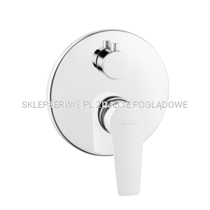  Podtynkowa bateria natryskowa 2-funkcyjna Dokos biały/chrom BP-19-BO2-A 
