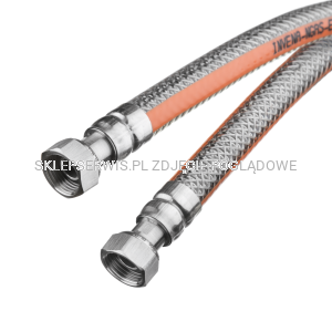  Przewód elastyczny do gazu w osłonie PVC 1/2" GW 1/2" GW 150cm GW-21-150-F 