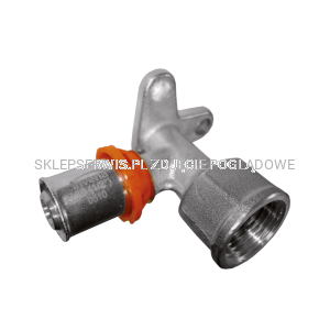  Kolano 90° naścienne do armatury z gwintem wewnętrznym Invena PROV PA-50-001-E 