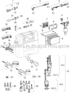 241.868.00.1	Uszczelka profilowana Geberit do gniazda zaworu spustowego