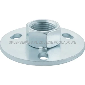 362.839.26.1 Płytka montażowa Geberit, okrągła, 3-otworowa, z mufą gwintowaną G 1/2"