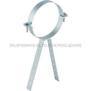 365.856.00.1 Ocynkowany 70 Uchwyt rurowy Geberit ze wspornikiem 