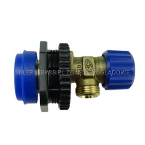 240.847.00.1 Przyłącze wody Geberit ze zintegrowanym zaworem kątowym, odporne na wodę morską