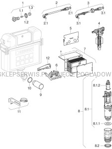 Zestaw uszczelek Geberit do wężyka zbrojonego # 3.1 Nr art. 240.922.00.1