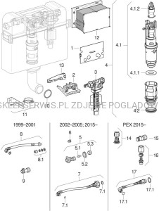 Uszczelka płaska Geberit do zaworu spustowego spłuczki natynkowej i podtynkowej: d=63mm, di=32mm # 4.1.1 Nr art. 816.418.00.1