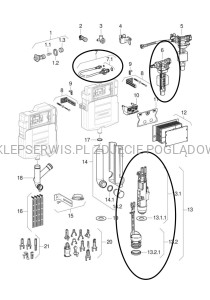 Zestaw naprawczy do stelaża Sigma UP320