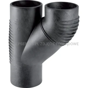 310.081.14.1 Trójnik Geberit Silent-db20, 45°, odnoga równoległa