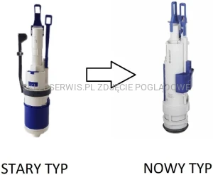 244.820.00.1 Zawór spustowy Geberit typ 212, kompletny, do spłuczek podtynkowych Sigma, Delta i UP300