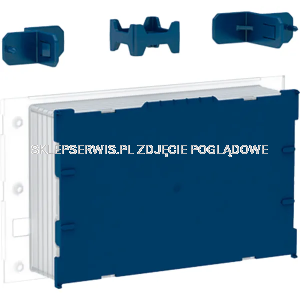 Zestaw montażowy Geberit zlicowany z powierzchnią ściany, do spłuczki podtynkowej Sigma 12 cm 243.168.00.1