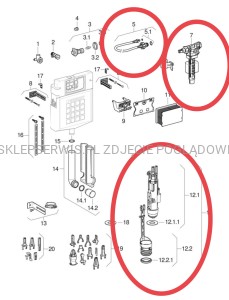 Zestaw naprawczy do spłuczki Si300