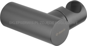 DEANTE Round Uchwyt punktowy słuchawki mosiężny - titanium - ANR_D21U