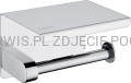 DEANTE Round Uchwyt na papier toaletowy ścienny - z półką - chrom - ADR_0221 - packshot
