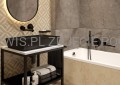 DEANTE Round Mydelniczka ścienna - nero - ADR_N411 - decor