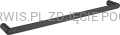 DEANTE Round Wieszak ścienny na ręcznik - 60 cm - nero - ADR_N621 - packshot