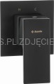 DEANTE Anemon Bateria prysznicowa podtynkowa bez przełącznika natrysku - nero - BBZ_N44L - packshot
