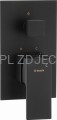 DEANTE Anemon Bateria prysznicowa podtynkowa z przełącznikiem natrysku - nero - BBZ_N44P - packshot