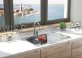 DEANTE Aster Bateria kuchenna ze składaną wylewką - chrom - BCA_061M - decor