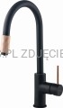 DEANTE Aster Bateria kuchenna z podłączeniem do filtra wody - czarny/chrom - BCA_B64M - packshot