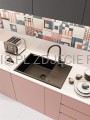 DEANTE Aster Bateria kuchenna z podłączeniem do filtra wody - czarny/chrom - BCA_B64M - decor