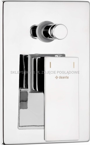 DEANTE Anemon Bateria prysznicowa podtynkowa z przełącznikiem natrysku - chrom - BCZ_044P - packshot