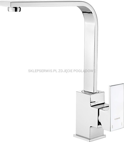 DEANTE Anemon Bateria kuchenna z prostokątną wylewką - chrom - BCZ_062M - packshot
