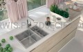 DEANTE Anemon Bateria kuchenna z prostokątną wylewką - chrom - BCZ_062M - decor