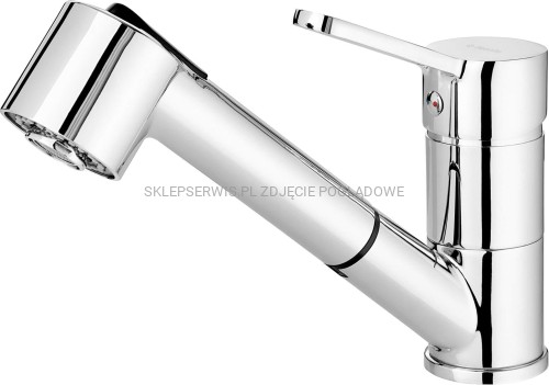 DEANTE Narcyz Bateria kuchenna z wyciąganą wylewką - 2 rodzaje strumienia - chrom - BDN_071M - packshot