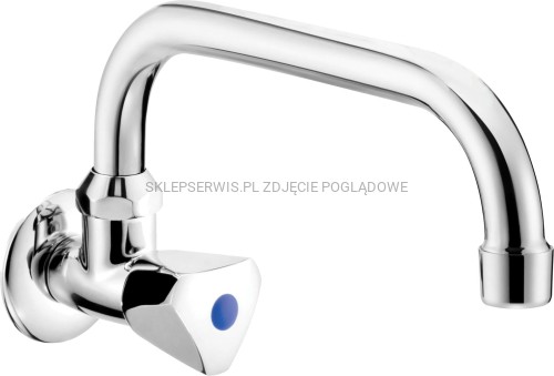 DEANTE Bateria umywalkowa ścienna do wody zimnej lub zmieszanej - chrom - BEZ_050L - packshot